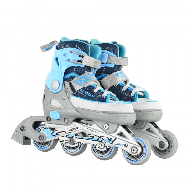 Роликові ковзани Action KIRE р. 33-36 блакитний