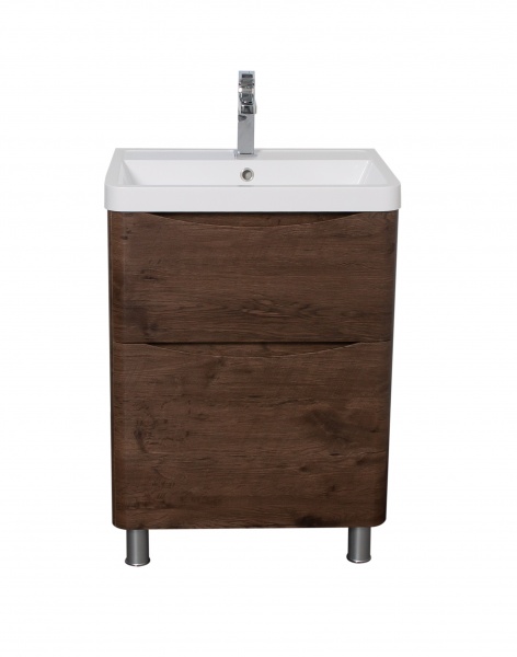 Тумба підлогова Aqua Rodos Vista каштан з умивальником Ваr 60 см