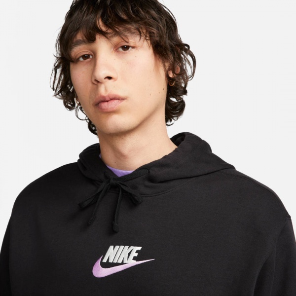 Джемпер Nike M NK CLUB+ FT PO HOODIE LBR FB7788-010 р.2XL чорний