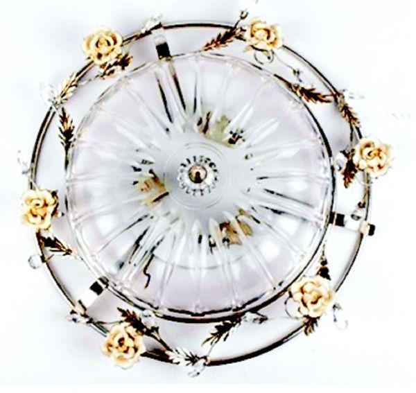 Світильник стельовий Інтерклас НПБ 02-3хХХ-031 3x40 Вт E27 матовий хром 