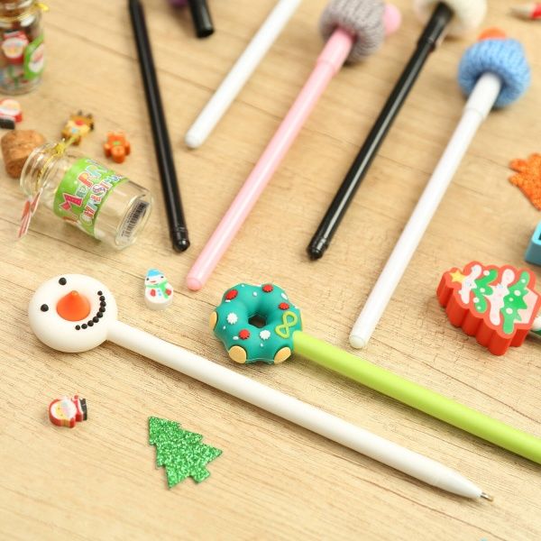 Ручка гелевая Снеговик 