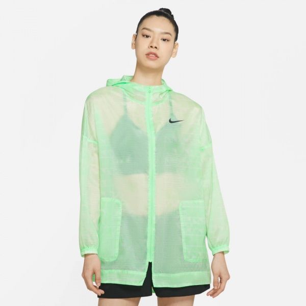 Куртка Nike W NSW INDIO JKT WOVEN AOP CJ3038-318 S коралловый