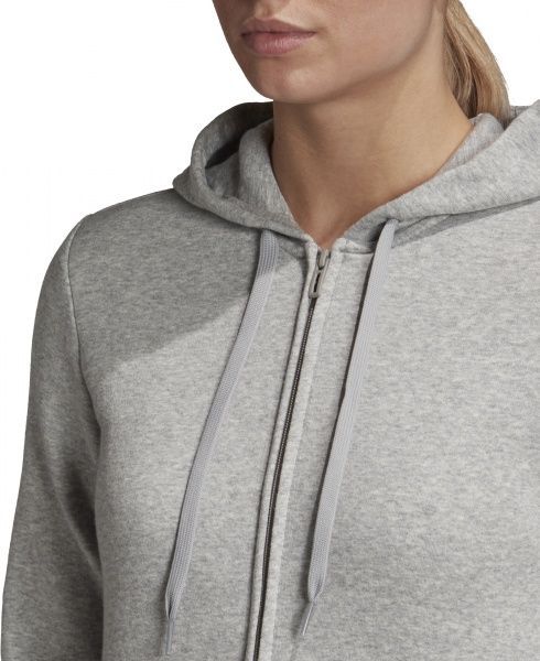 Джемпер Adidas W E LIN FZHD FL GD2987 р. S сірий