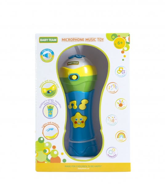 Іграшка музична Baby Team Мікрофон 8639