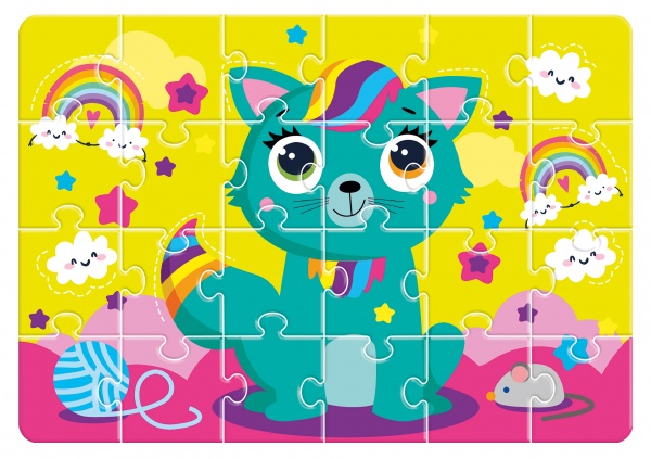 Игра настольная Roter Kafer Пазлы Котенок RK1130-06