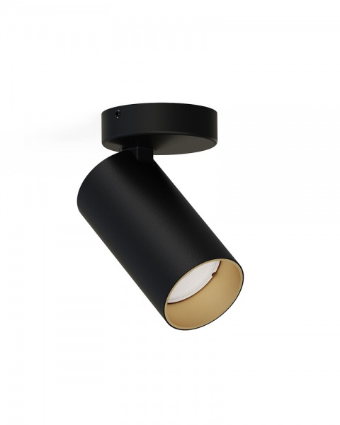 Спот Nowodvorski Mono 1x10 Вт GU10 черный/золото 7763 