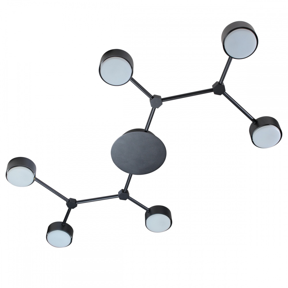 Люстра потолочная LIGHT SET PROLISOK 6xGX53 черный