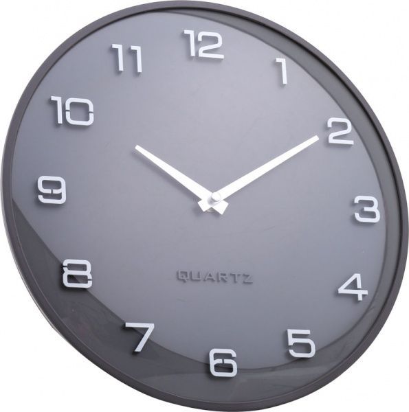 Часы настенные Moon 30,5 см графит