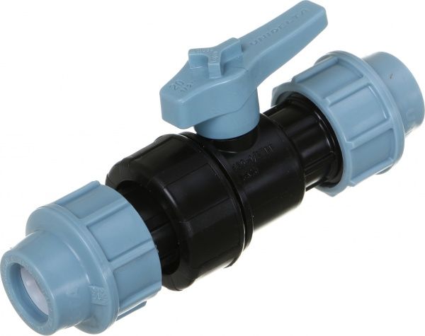 Кран кульовий Unidelta ПЕ труб O20x20 PP-B