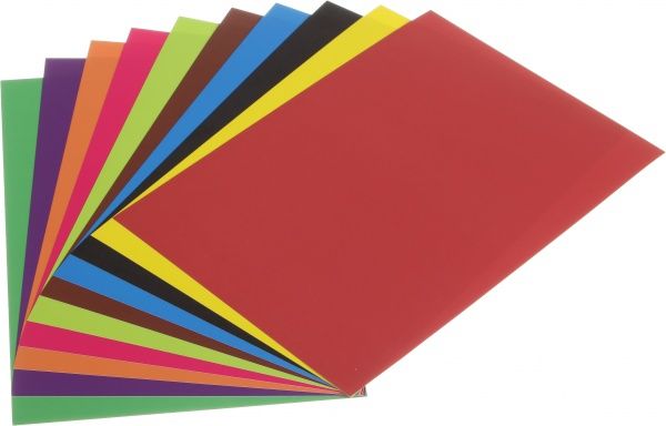 Картон цветной Ленивец двусторонний 10 листов Good Li