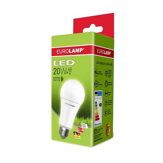 Лампа LED Eurolamp A70 20 Вт E27 4000K