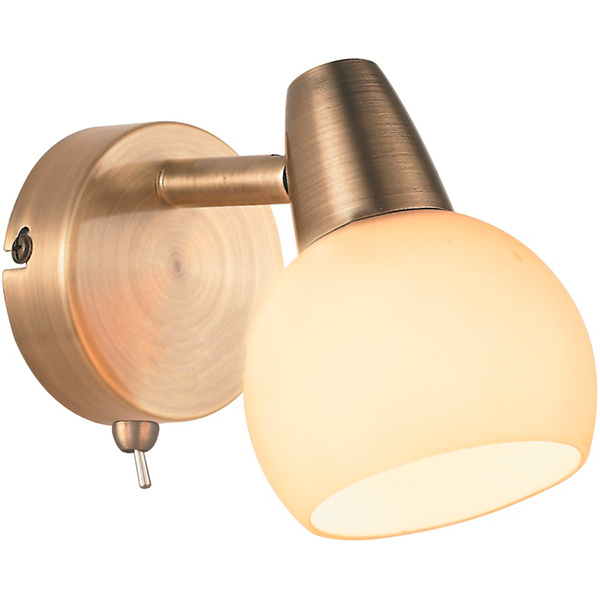 Спот Altalusse 1x40 Вт E14 античная латунь INL-9333W-01 9x14x12 см