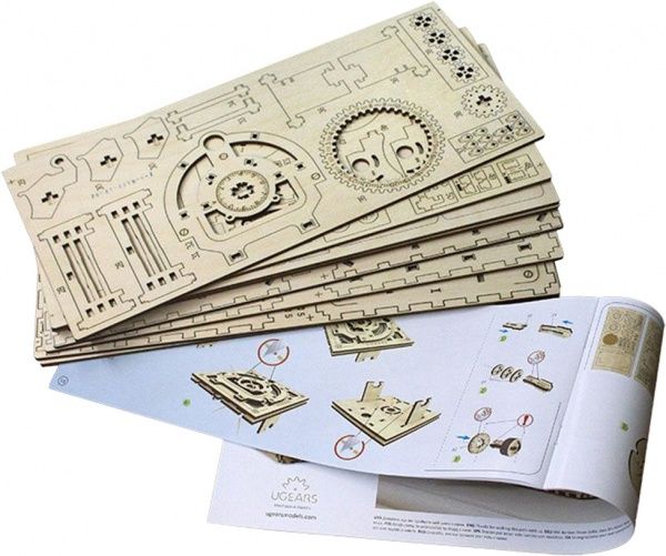 Конструктор Ukrainian Gears 3D-пазлы механические Сейф 70011 6003239