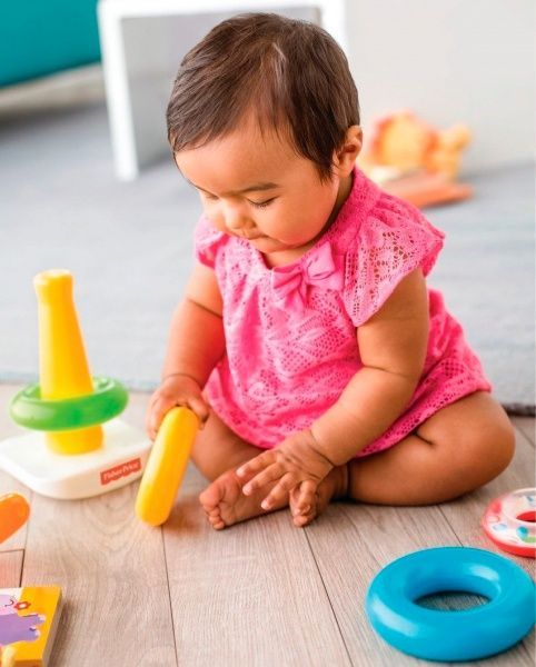 Игрушка-пирамидка Fisher Price Разноцветная FHC92