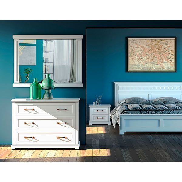 Комод Aqua Rodos Bianca белый матовый