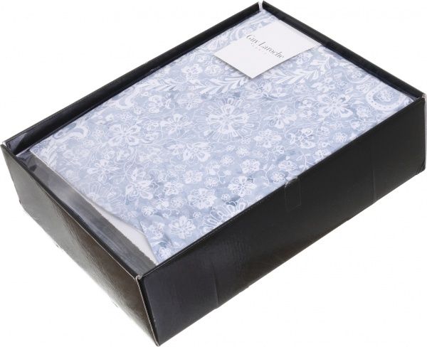 Комплект постельного белья Paris Nanga 2 серый с белым Guy Laroche 