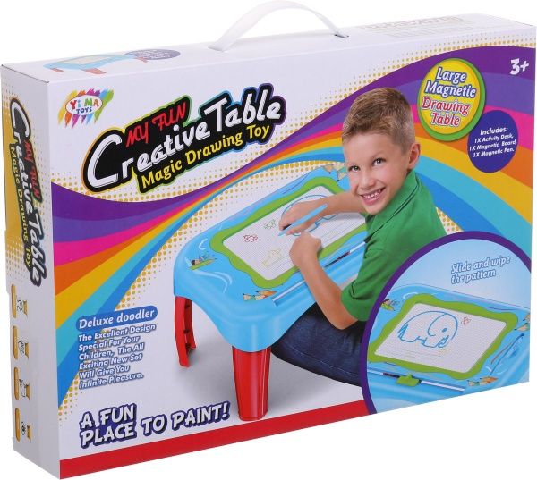 Учебный столик Shantou магнитный синий YM886