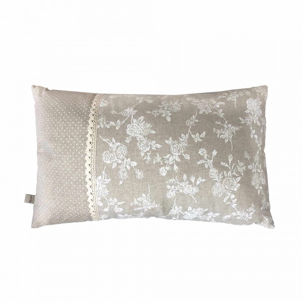 Подушка декоративная ШАЛЕ Розы с горохом 33x55 см La Nuit 