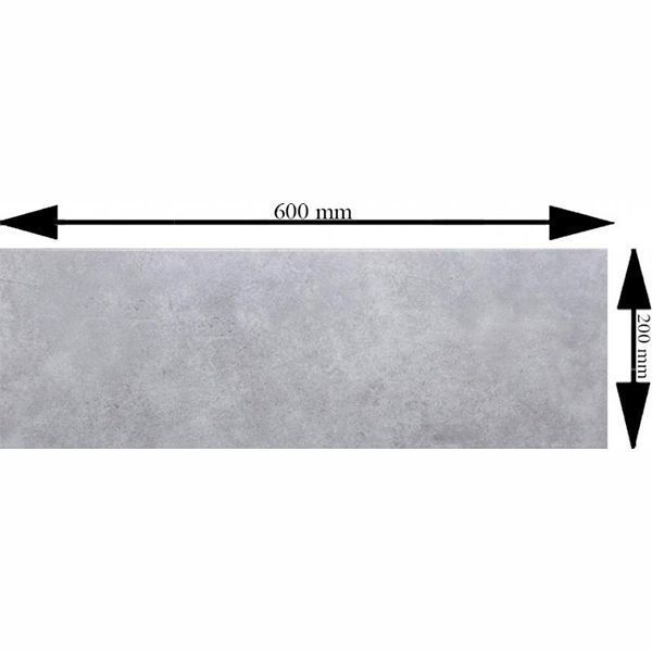 Плитка Cersanit Деніз темно-сіра 20x60 