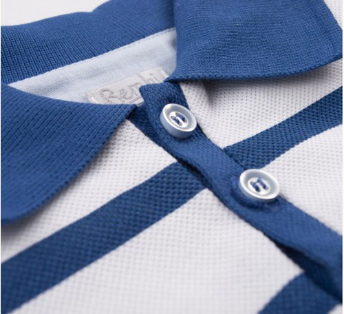 Футболка для хлопчиків Bembi ФБ730 р.98 білий із синім 24730015938.811 