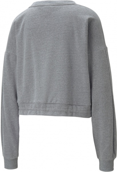 Світшот Puma TRAIN FRENCH TERRY CREW SWEATSHIRT MEDIU 52162203 р. S сірий