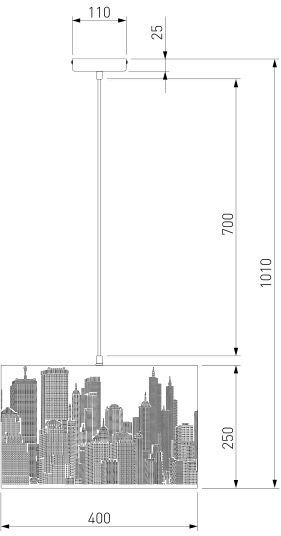 Підвіс Strotskis City 3x40 Вт E14 білий 50066/3 