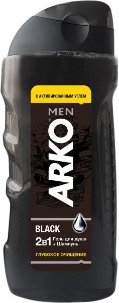 Гель-шампунь Arko MEN Black 260 мл
