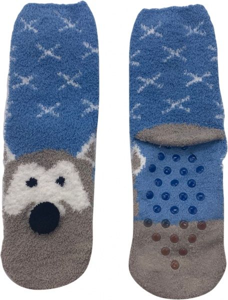 Шкарпетки жіночі La Nuit Home вовк р. універсальний блакитний 1 пар 