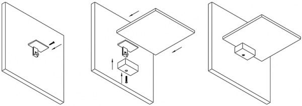 Тримач для полиць Ferro Fiori M 7000.025 нікель 45917