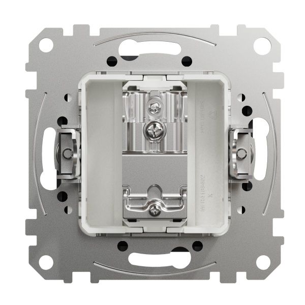 Розетка TV оконечная Schneider Electric Sedna Design без шторок без крышки черный SDD114471