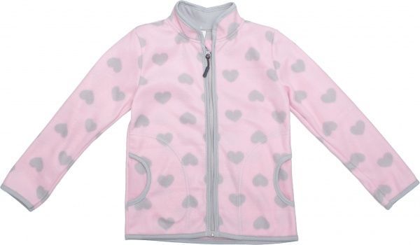 Кофта для девочек Luna Kids флисовая р.128 розовый 