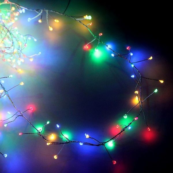 Декоративная гирлянда Джаз Лайт LDM-200-FC-M-E встроенный светодиод (LED) 200 ламп 2 м