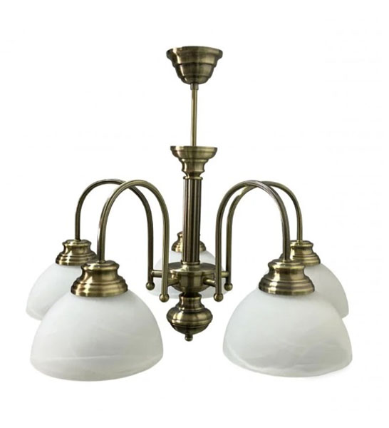 Люстра подвесная Геотон НСБ 01-5х60-680 Киев-135-Е 5xE27 бронзовый 45809 