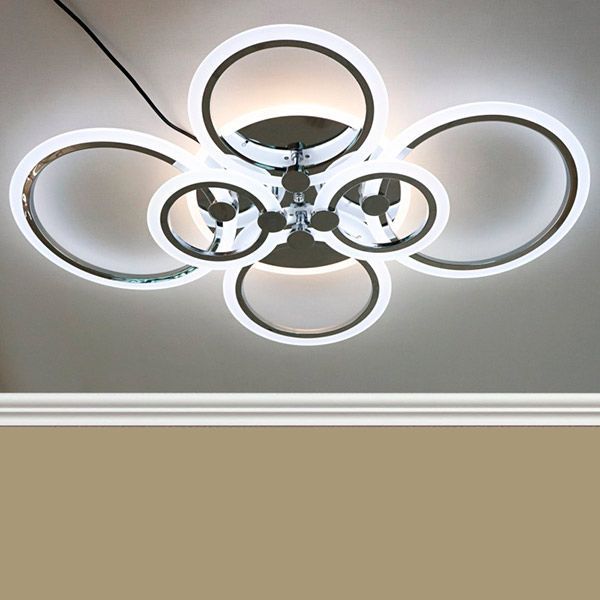 Люстра светодиодная Victoria Lighting Mercy/PL6 180 Вт хром 