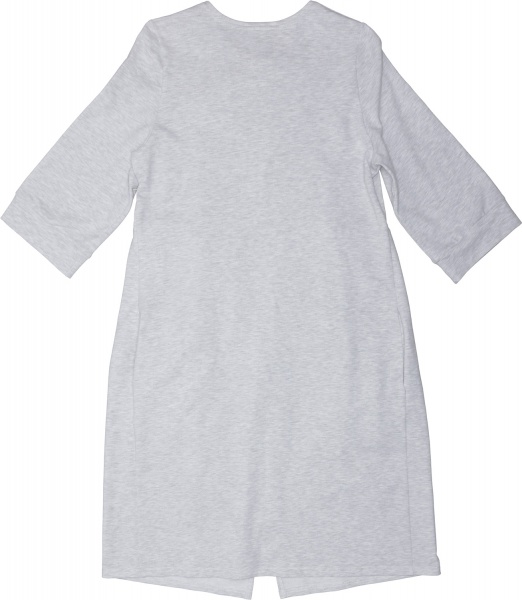 Халат домашний Flis clothes р. S серый меланж 