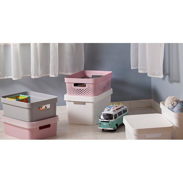 Контейнер с кришкой Curver 229389 Infinity 4,5 л розовый 120x270x190 мм