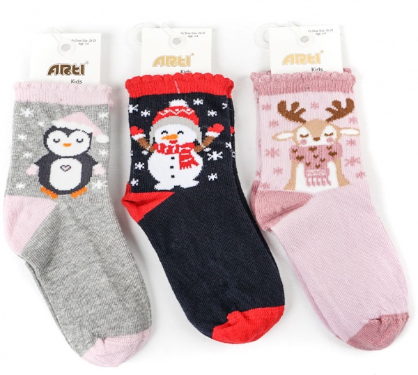 Носки для девочек ARTI 200060 р.3-4 джинс 