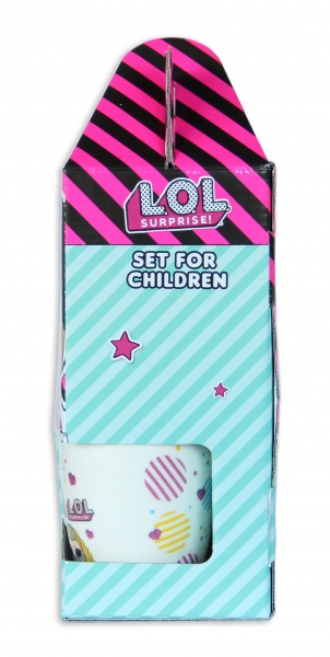 Набор детской посуды 80 B.B. 3 предмета L.O.L. SURPRISE!