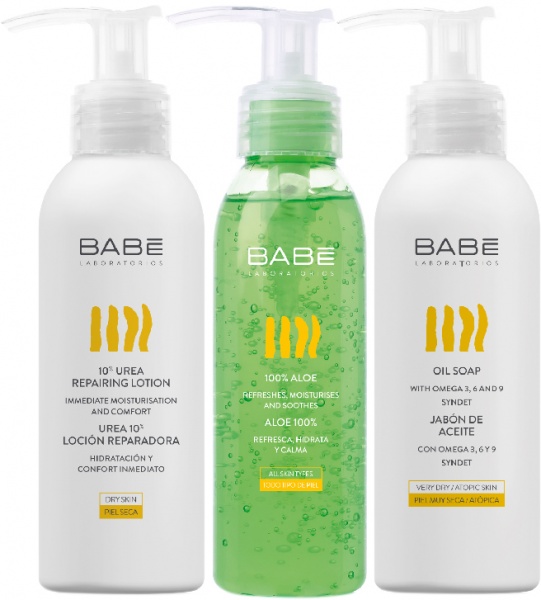 Набор подарочный BABE Laboratorios Тревелсайзы по уходу за телом