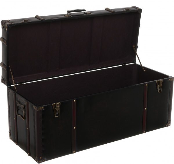 Скриня-пуф CHESTERFIELDS M 92x36.5x39 см темно-коричневий 