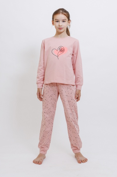 Пижама для девочек KOSTA р.122–128 розовый 2516-7 