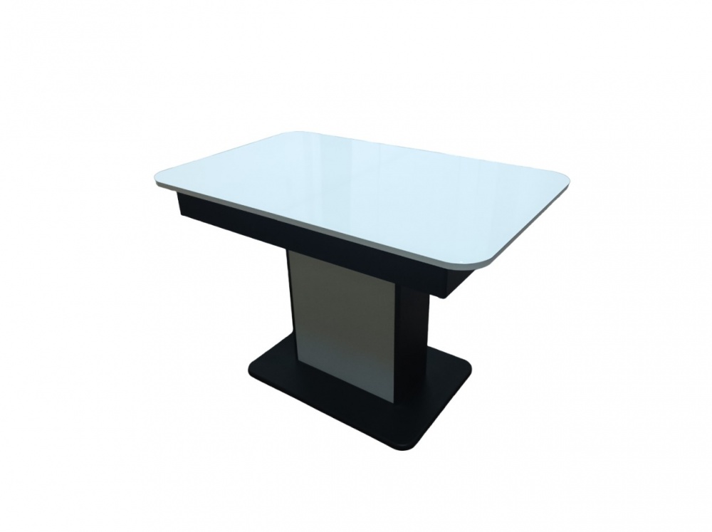 Стол раскладной Бостон-В 1100(1450)x700x740мм белый/графит серый