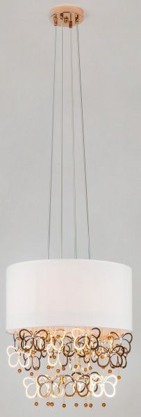 Люстра подвесная Strotskis Papillon 4x40 Вт E14 белый/золото 288/4