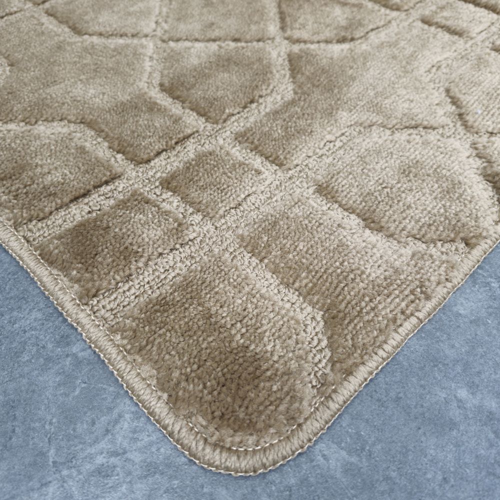 Набор ковриков Dariana Standard 60x100+60x50 бежевый геометрия