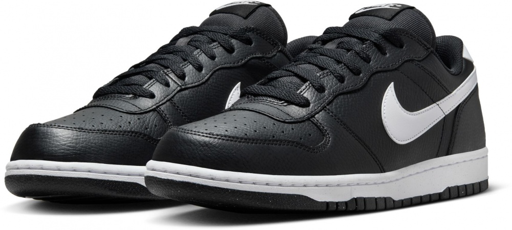 Кроссовки мужские демисезонные Nike BIG NIKE LOW 355152-016 р.44 черные