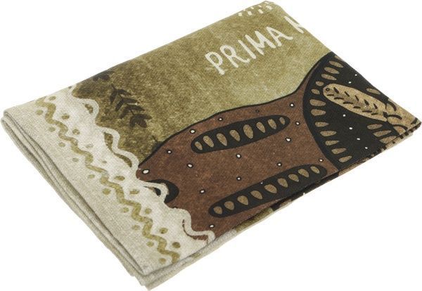 Полотенце кухонное Мир земли 40x70 см Prima Maria зеленый с рисунком 