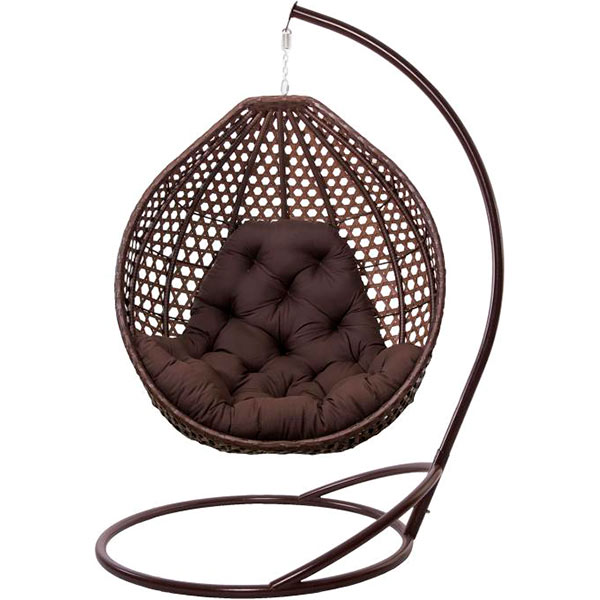 Кресло-кокон Колибри 1200х730х1050 см коричневый