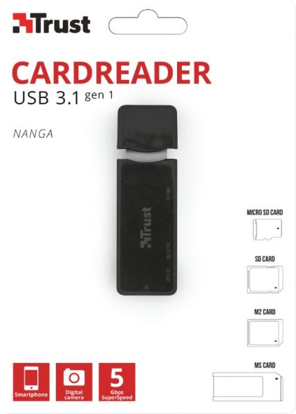 Кардрідер Trust Nanga USB 3.1 (21935)