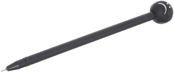 Ручка гелевая Гримасы смайл черный 