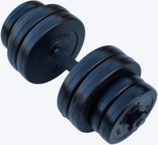 Гантель RN-Sport BDone-16 16 черный 